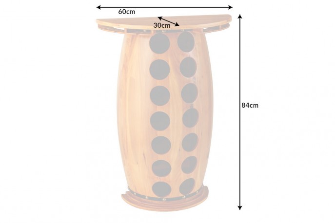 RORA - 85 cm vinställ i tallträ