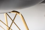 CLAUDIO - stol i svart/guld