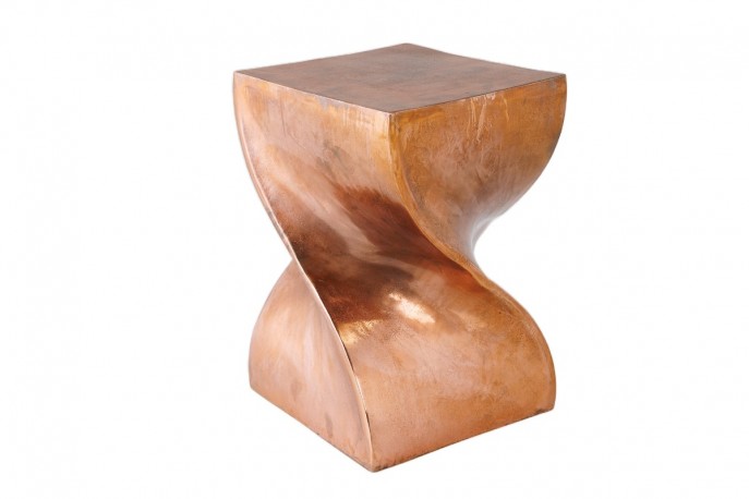ANTON - 45 cm sidobord i flammad koppar