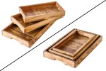 JARRED - 3. st brickor i mahognyträ