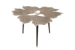 ORSA - 75 cm soffbord i silver/svart