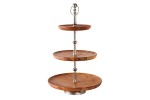 Cake stand Pure Natur 3 pieces acacia 60cm
