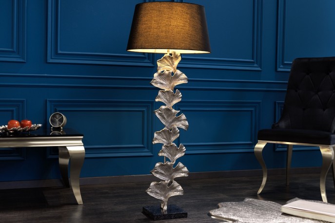 OYSTER - 122 CM - SILVRIG GOLVLAMPA