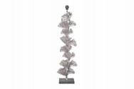 OYSTER - 122 CM - SILVRIG GOLVLAMPA