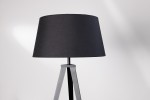 Floor lamp Ginkgo black SHIELD