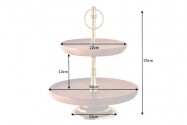 Cake stand Pure Natur 2 pieces acacia 34cm