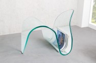 CICI - 60 cm sidobord i glas