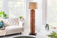 Floor lamp Leaf 180cm natural longan wood