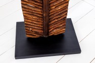 Floor lamp Leaf 180cm natural longan wood