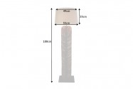 Floor lamp Leaf 180cm natural longan wood
