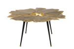 PHI - 95 cm soffbord i guld/svart