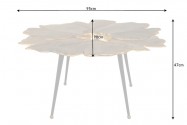 PHI - 95 cm soffbord i guld/svart