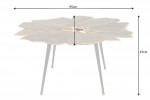 PHI - 95 cm soffbord i guld/svart