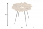 PHI - 55 cm soffbord i guld/svart