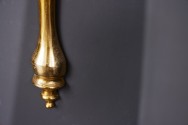 SIBELL - 60 cm vägghylla i guld