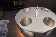 SIRI - 34 x 81cm vinkylare i silver