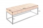 CITY - 110 cm bänk i senapsgul sammet