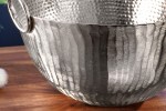 THERESE - 40 cm skål silverhamrad