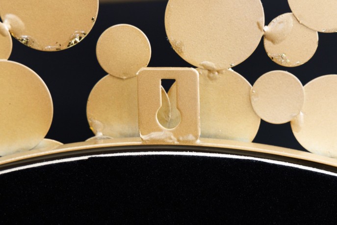 MYNT - 80 cm spegel i antikguld