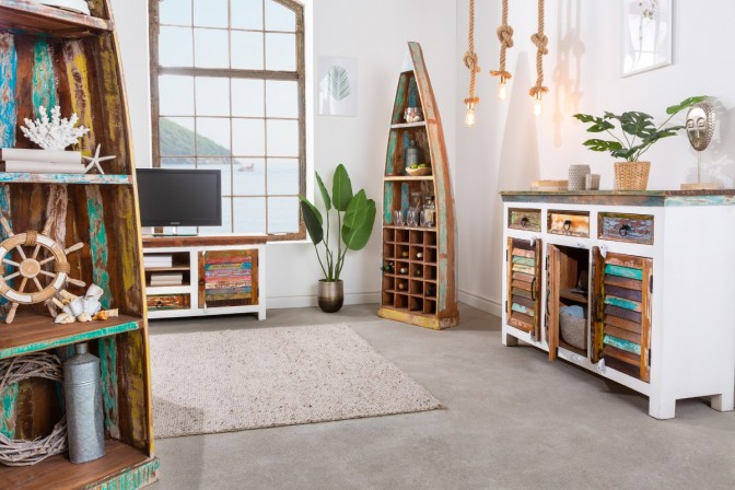 DELHI - 160 cm skänk i mangoträ 2