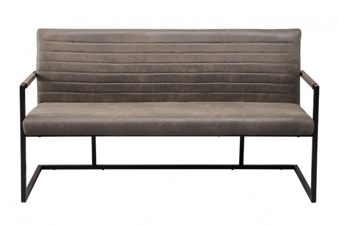 LAURA - 160 cm bänk i vintage taupe