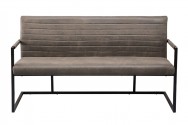 LAURA - 160 cm bänk i vintage taupe