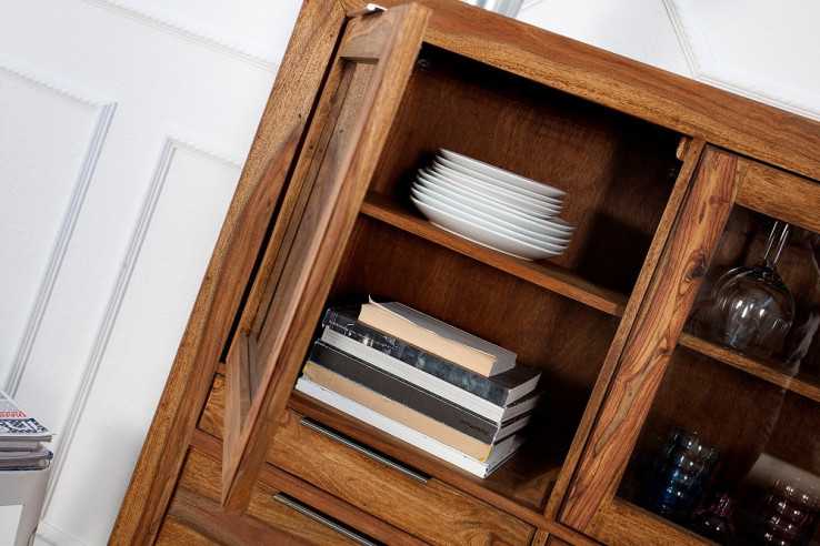 DAKAR - 120cm highboard i sheesham-trä