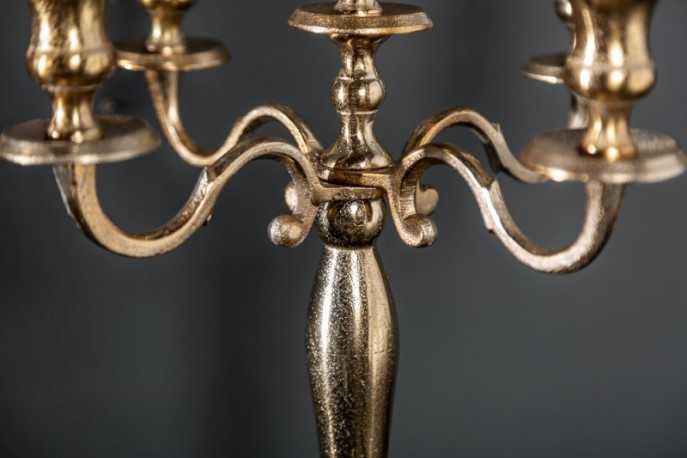 ELIN - 40 CM 5-ARMAD LJUSSTAKE I GULD