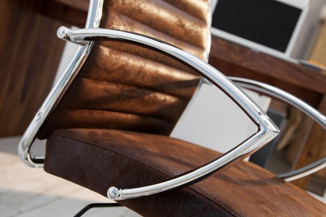 DIARI - kontorsstol i grå tyg 2