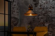 LUZ III - 33cm hänglampa i svart/guld