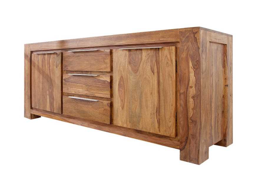 TOR - 175cm sidobord i sheesham-trä