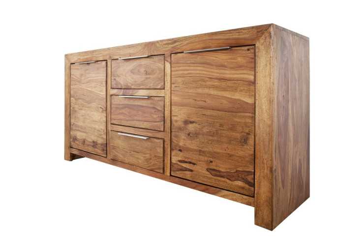 DAKAR - 135cm sidobord i sheesham-trä