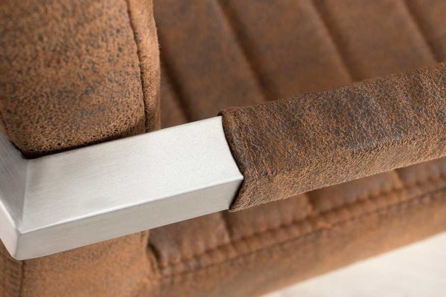 ROYALE - ANTIKBRUN MATSTOL M. ROSTFRI STÅLRAM