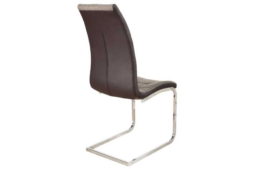Freischwinger London braun m. Steppung