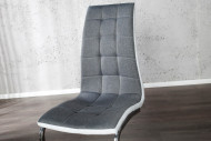 Freischwinger London II grau weiss mit Step.