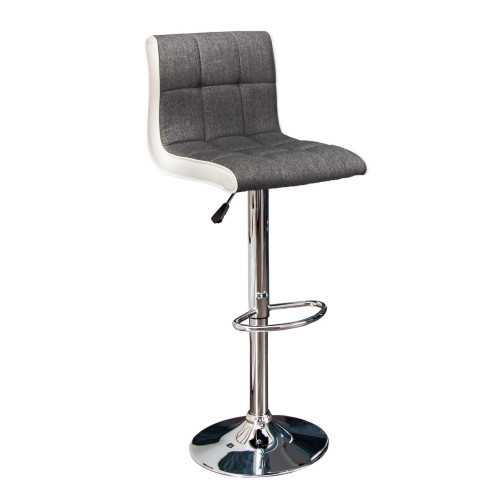 Barhocker Modena 90-115cm grau weiss