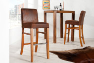 Barhocker Valentino light coffee Vintage