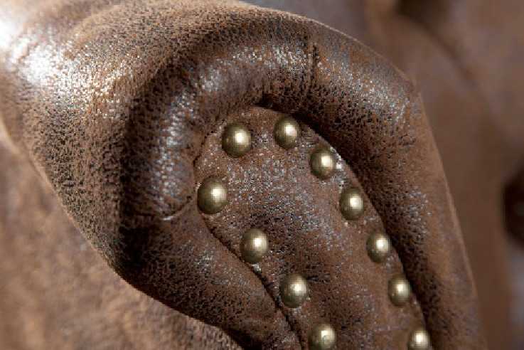 Ohrensessel Chesterfield braun Antik Look