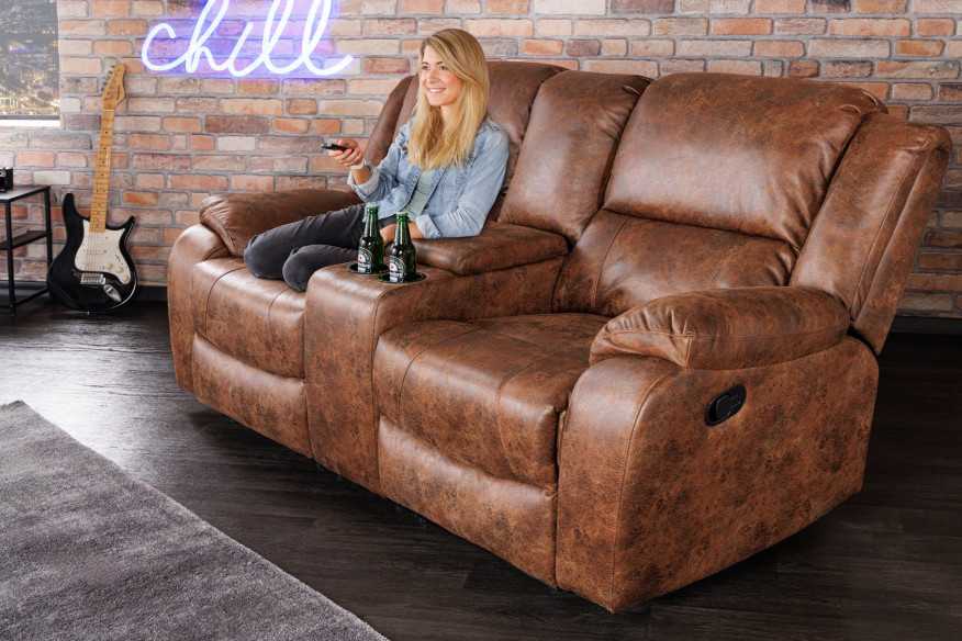 HOLLYWOODIA - 188CM BIOFÅTÖLJ 2-SITS