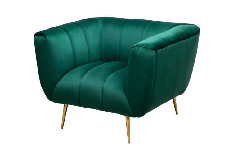 NOVA - 105CM SAMMETSFÅTÖLJ