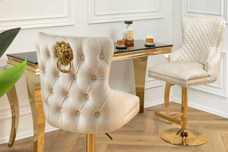  SAMMET BEIGE & GULD BEN