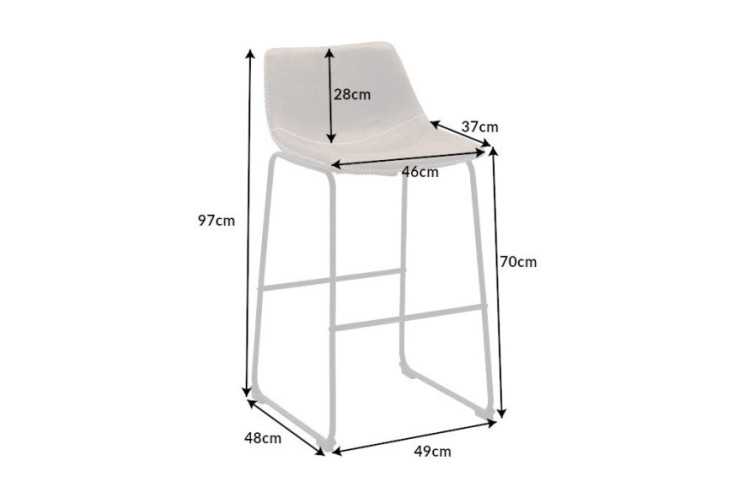 LYRA - 49CM BARSTOL
