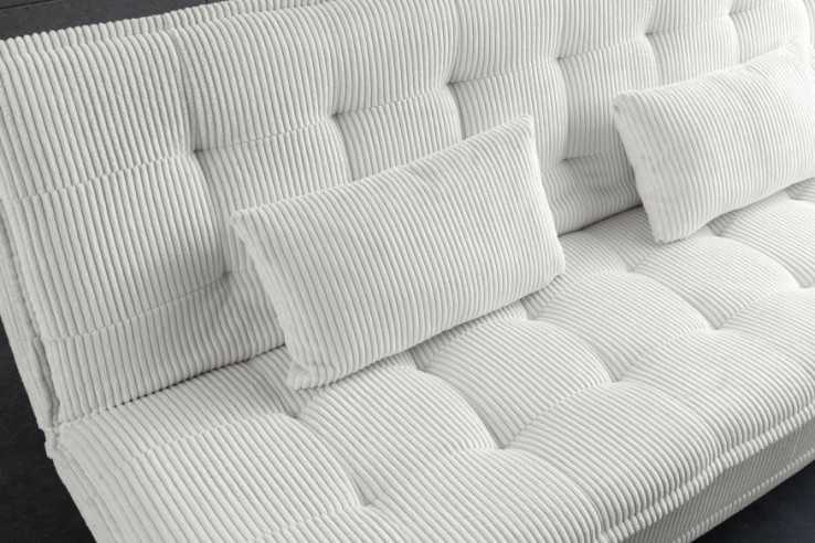  BEIGE KORDSAMMET 3-SITS
