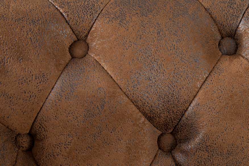 CHESTERFIELD - BRUN TVÅSITSSOFFA