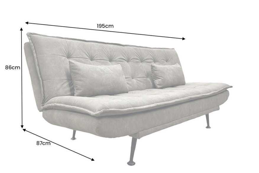 LYRA - 195CM BÄDDSOFFA