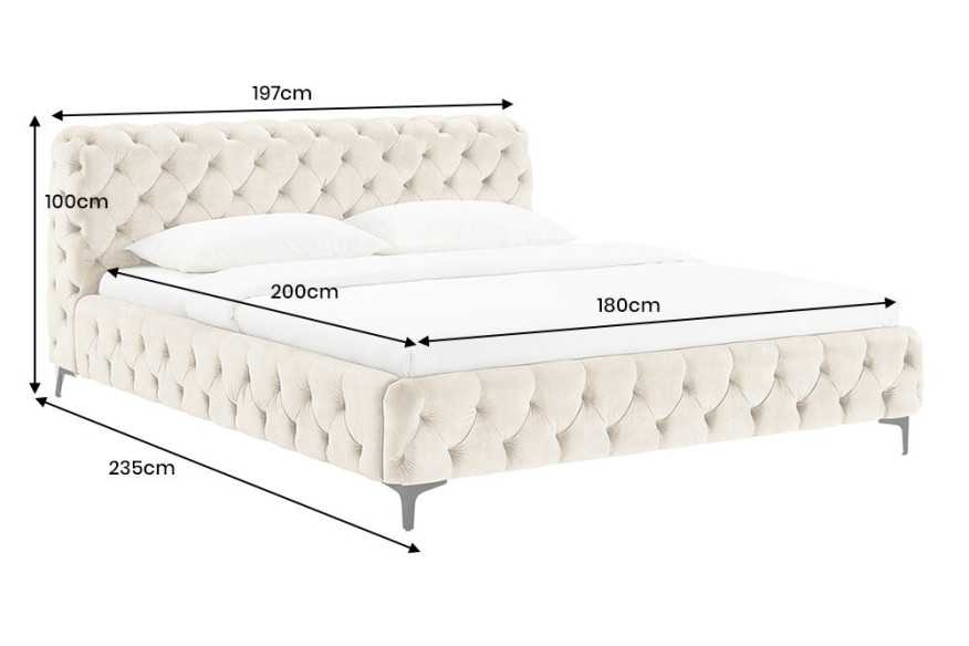  SAMMET CHAMPAGNE CHESTERFIELD
