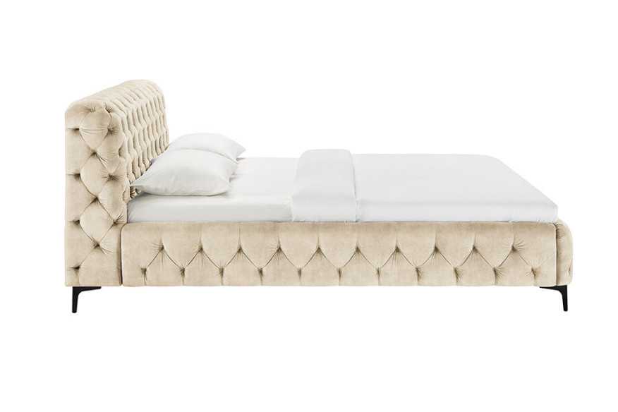  SAMMET CHAMPAGNE CHESTERFIELD