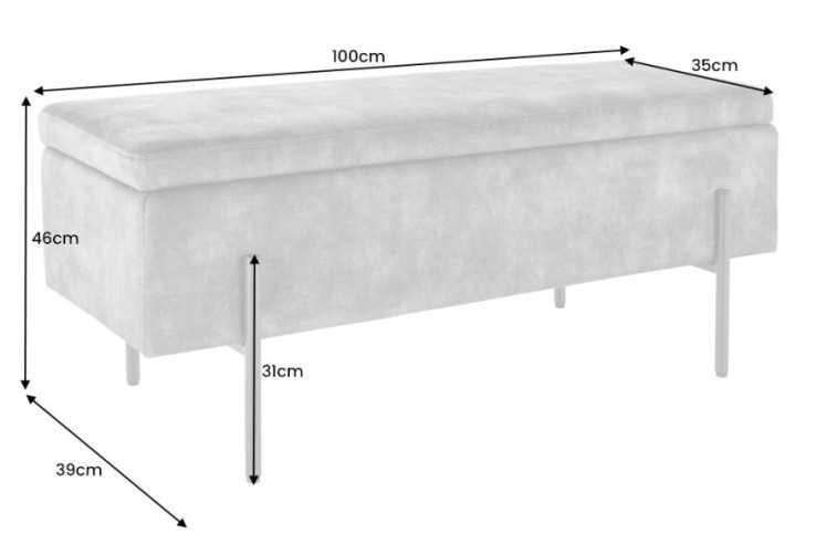 LYRA - 100CM SAMMETSPALL MED FÖRVARING