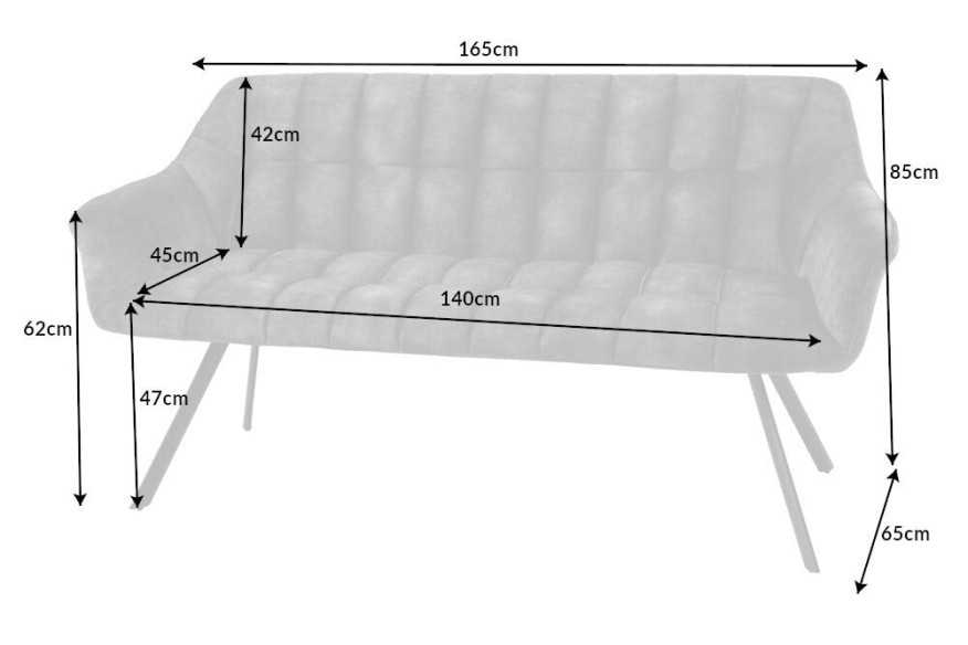 LYRA - 165CM BÄNK