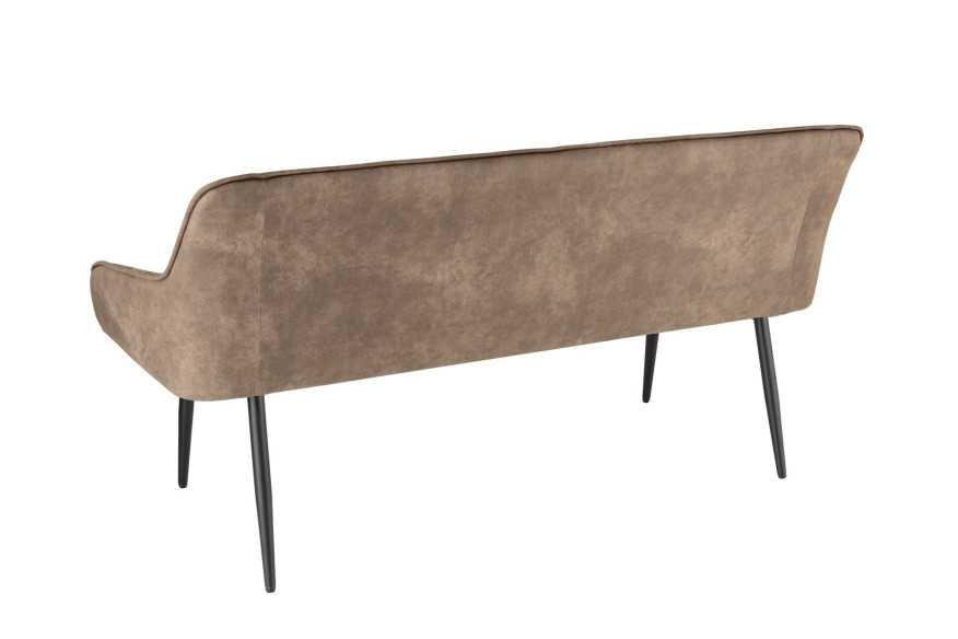  TAUPE MIKROFIBER & SVART METALL